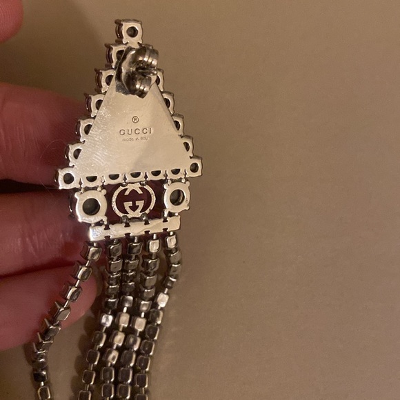 Gucci Single Crystal Drop Earring - Picture 6 of 10